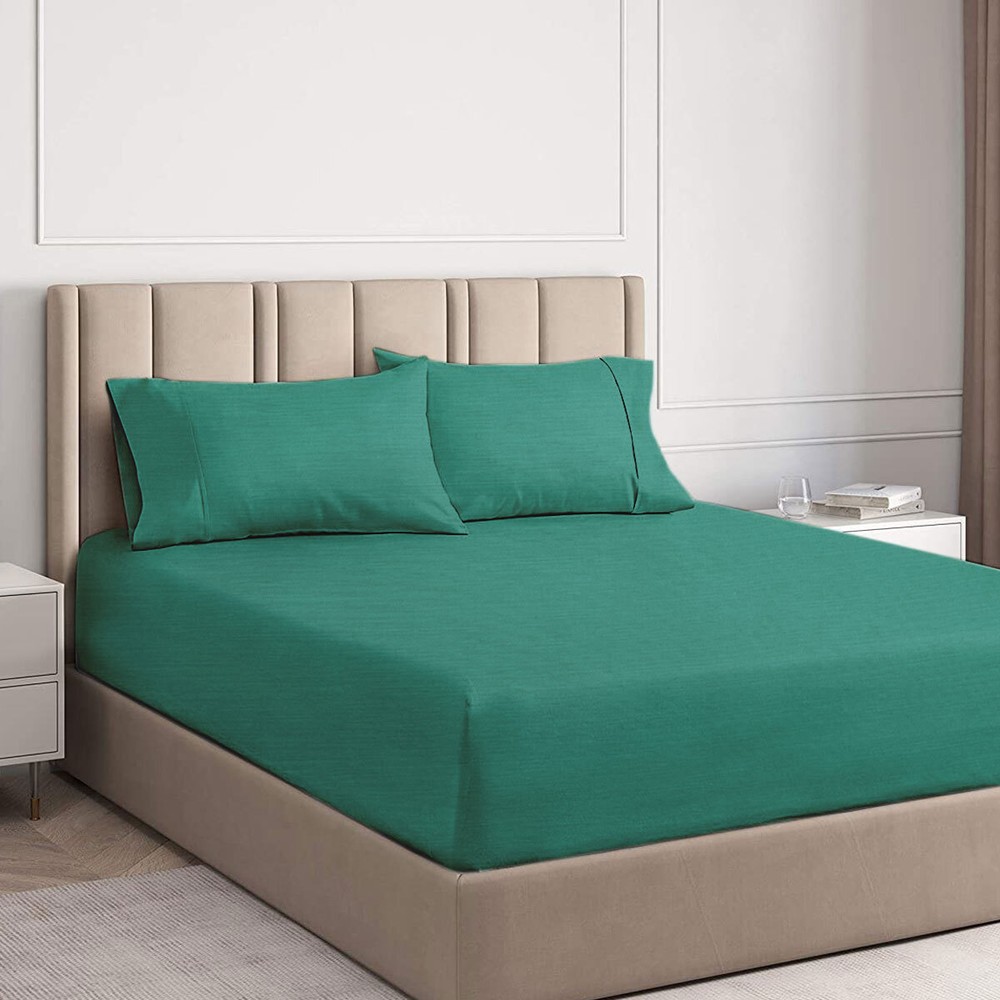 Teal 2000TC Cooling Bamboo Sheet Set by Ramesses