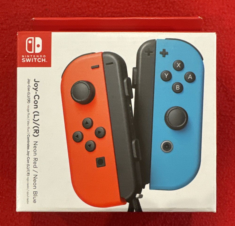 Nintendo Switch Joy Con Joy-cons L/R Left Right Neon Red / Blue BRAND NEW SEALED