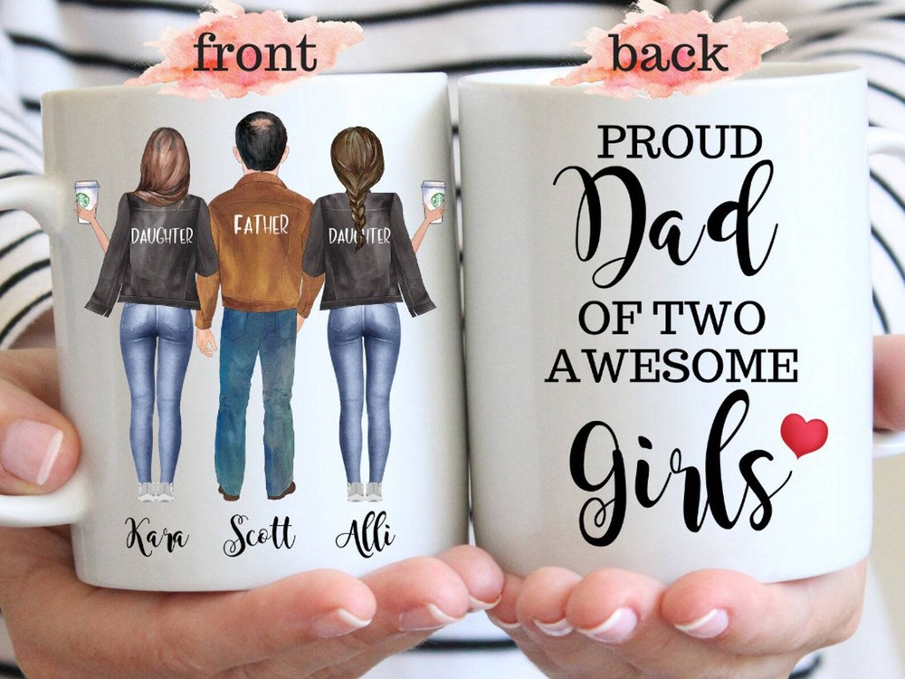 Personalized Funny Dad Mug - Father's Day or Birthday Gift From Daughter  