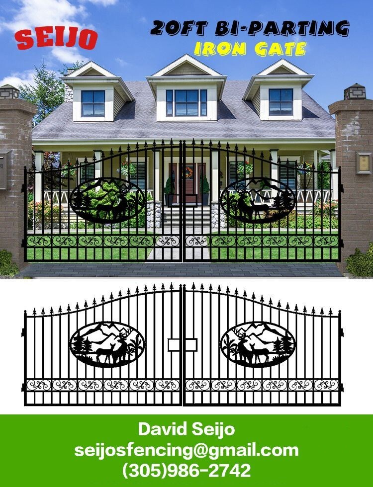 Bi-Dual Beautiful Entrance Gates for Sale! Different sizes and designs available