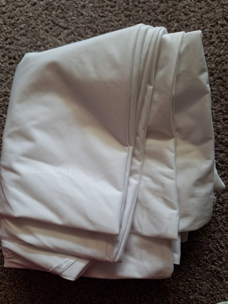 Hombys Duvet Cover Queen Size With Zipper Closure NEW white Color