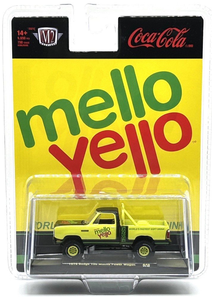 M2 MACHINES 1979 DODGE 150 MACHO POWER WAGON COCA-COLA 2024