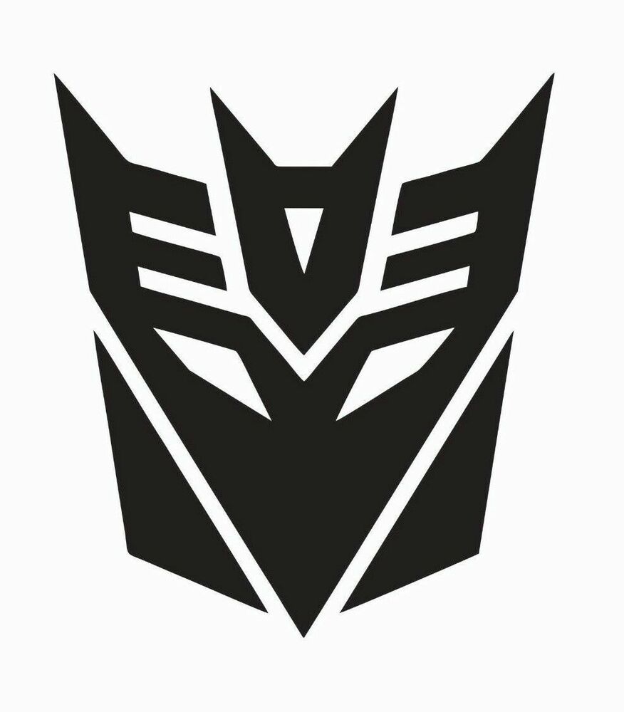 Transformers Decepticons Vinyl Die Cut Car Decal Sticker - FREE SHIP -