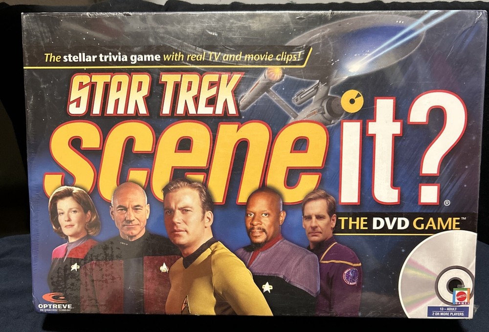 Scene It? Star Trek Version SEALED/UNOPENED - The DVD Movie Trivia Board Game