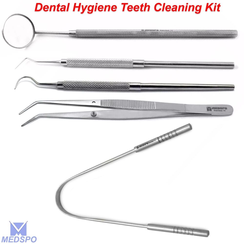 Dental Oral Care Tools Plaque Remover Kit Dentist Teeth Cleaning Instruments Set
