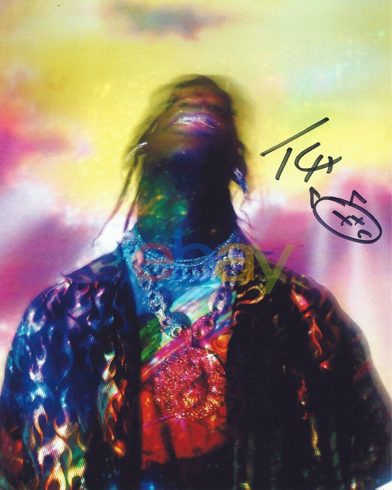 RAPPER TRAVIS SCOTT SIGNED 8x10 PHOTO  ASTROWORLD ALBUM reprint