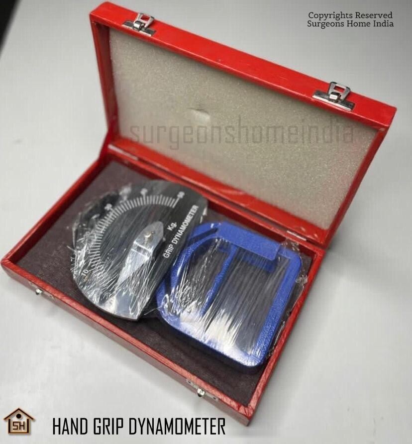 Surzon Metal Hand Grip Dynamometer Upto 50Kgs In Box