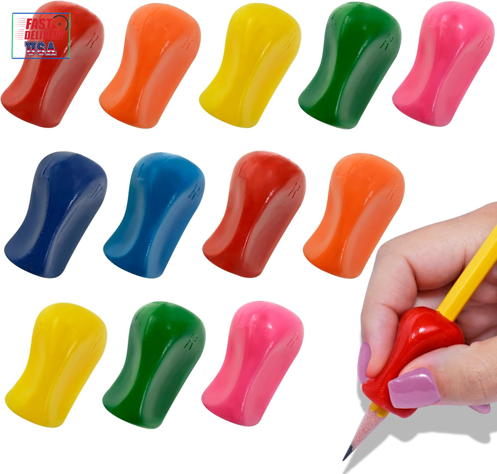 Original Pencil Gripper, Universal Ergonomic Writing Aid for Righties and Leftie