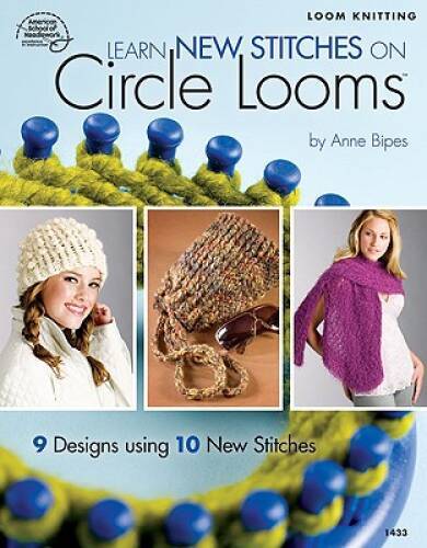 Master Circle Loom Stitches with Anne Bipes' Paperback Guide - GOOD