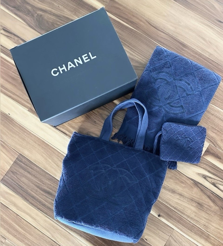 Chanel Beach Bag NWTIB Buy Now For Beach Trip.   Lowest It Will go!-image