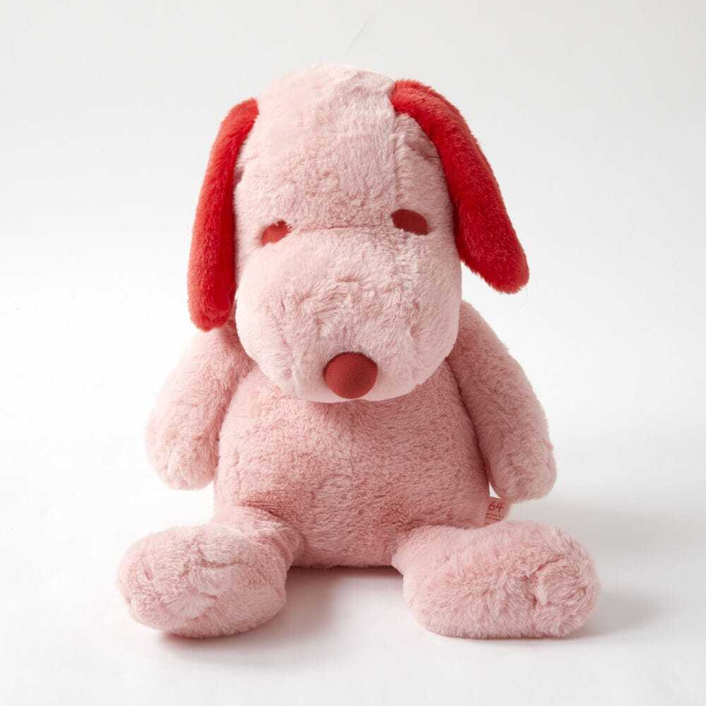 Snoopy PEANUTS HOTEL ROOM64 Limited Large Pink Plush Doll 380mm New Japan