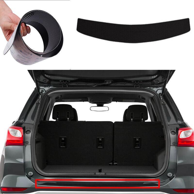 For Chevrolet Equinox 2018-2021 Leather Rear Bumper Protector Sill Plate Trim