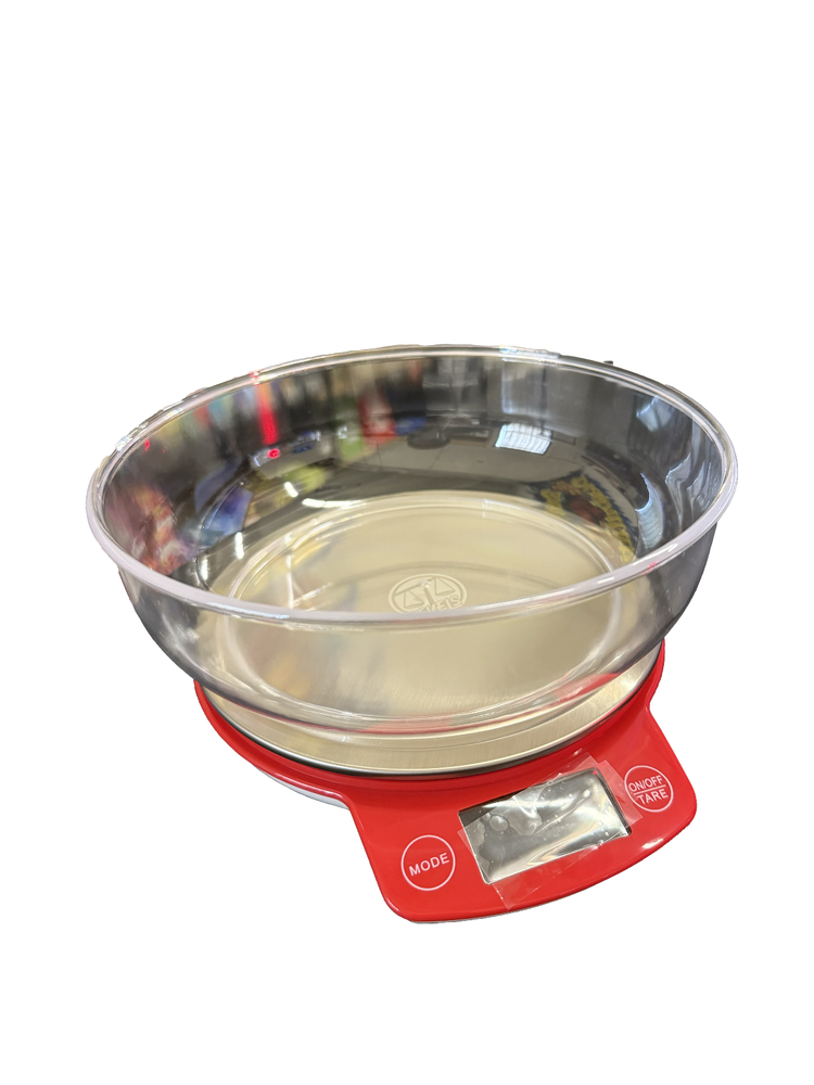 High-Capacity Digital Kitchen Scale with Large Bowl – 3000g, 0.1g Precision