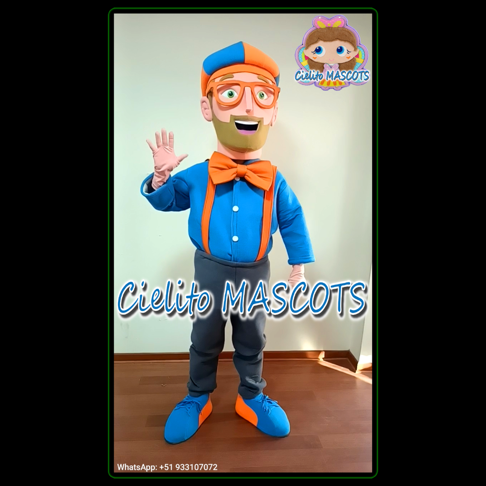 For BLIPPI Mascot Costume cosplay botarga halloween cartoon