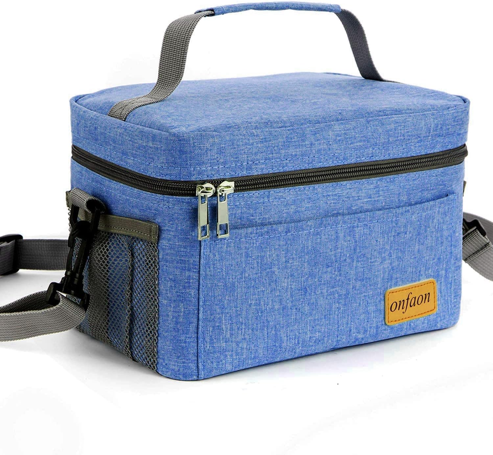 Lunch Bag for Men/Women, Insulated Reusable Lunch Box Leakproof Cooler Tote Bag