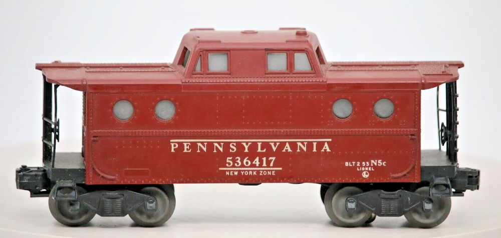 Lionel Postwar 536417 Pennsylvania Porthole New York Zone Caboose O Gauge 1:48