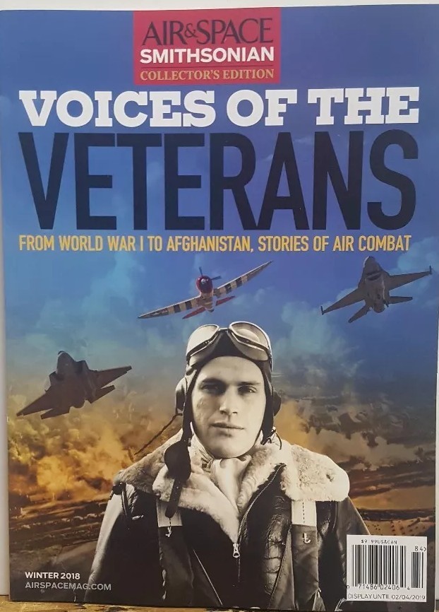 Air & Space Smithsonian Voices of the Veterans Winter 2018 FREE SHIPPING CB-image