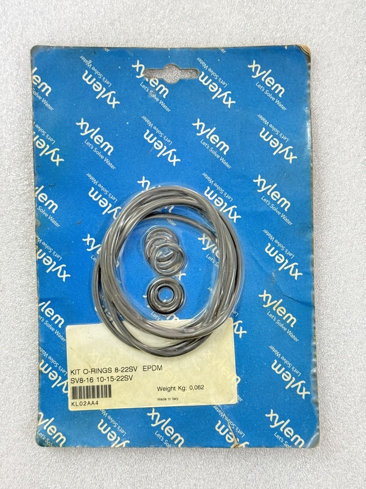 XYLEM KIT O-RINGS 8-22SV EPDM