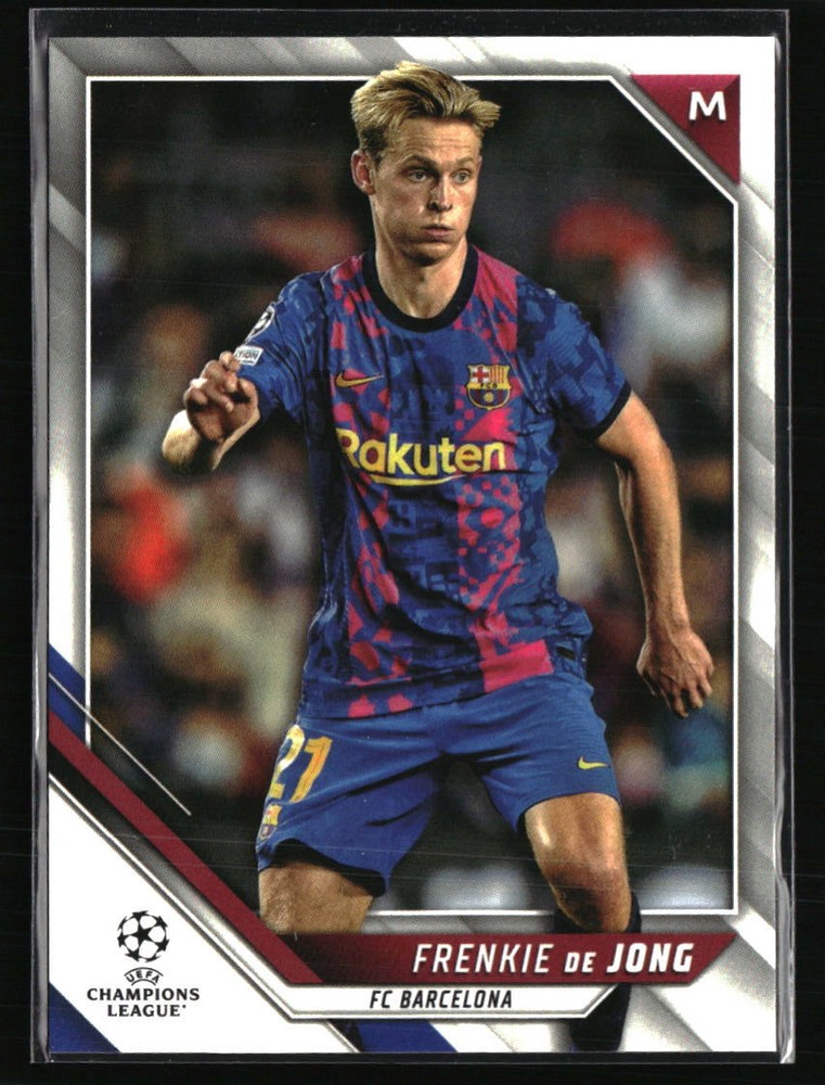 Frenkie de Jong 2021 Topps UEFA Champions League #8 Soccer Card