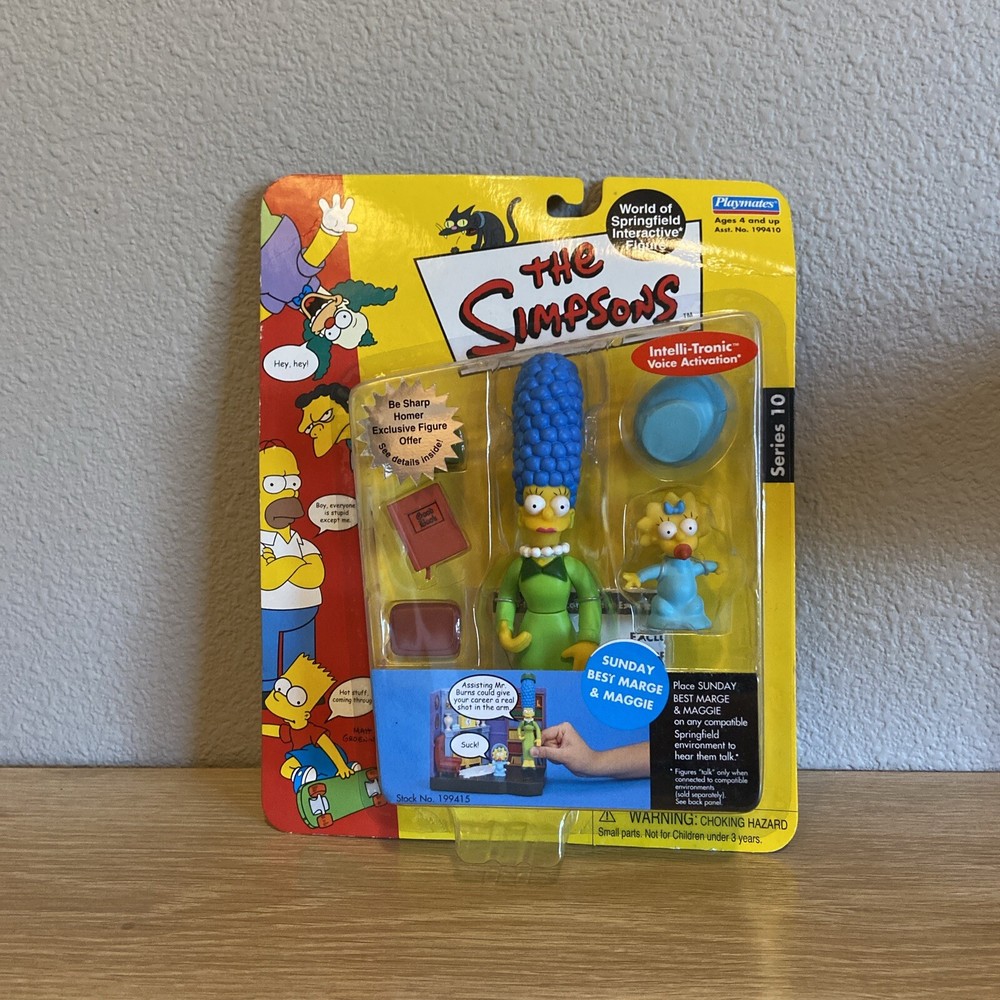The Simpsons: World of Springfield by Playmates Sunday Best. Marge And Maggie