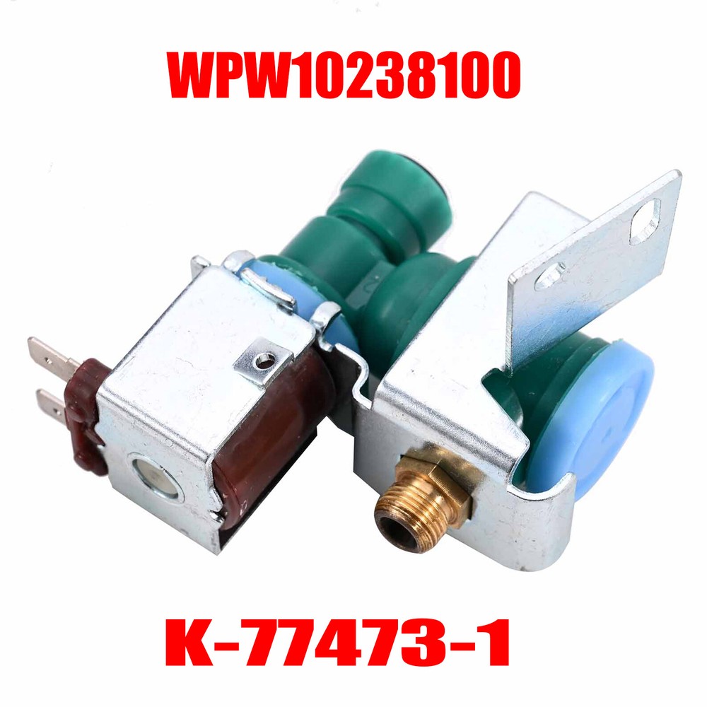 W10238100 Fits Whirlpool Kenmore Refrigerator Water Valve WPW10238100 K-77473-1