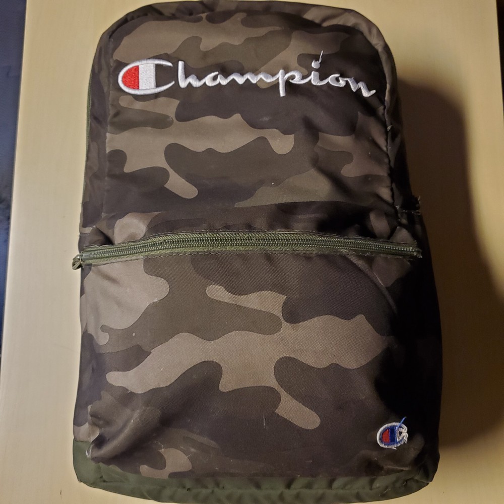 Champion Momentum Backpack Camo Cargo Olive Back To School Laptop Sleeve Sports