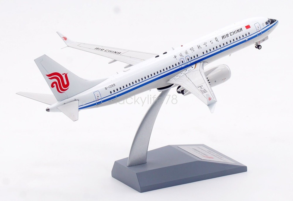 For Aviation 1:200 Scale Air China Boeing B737-8 MAX Diecast Aircraft Jet B-1399
