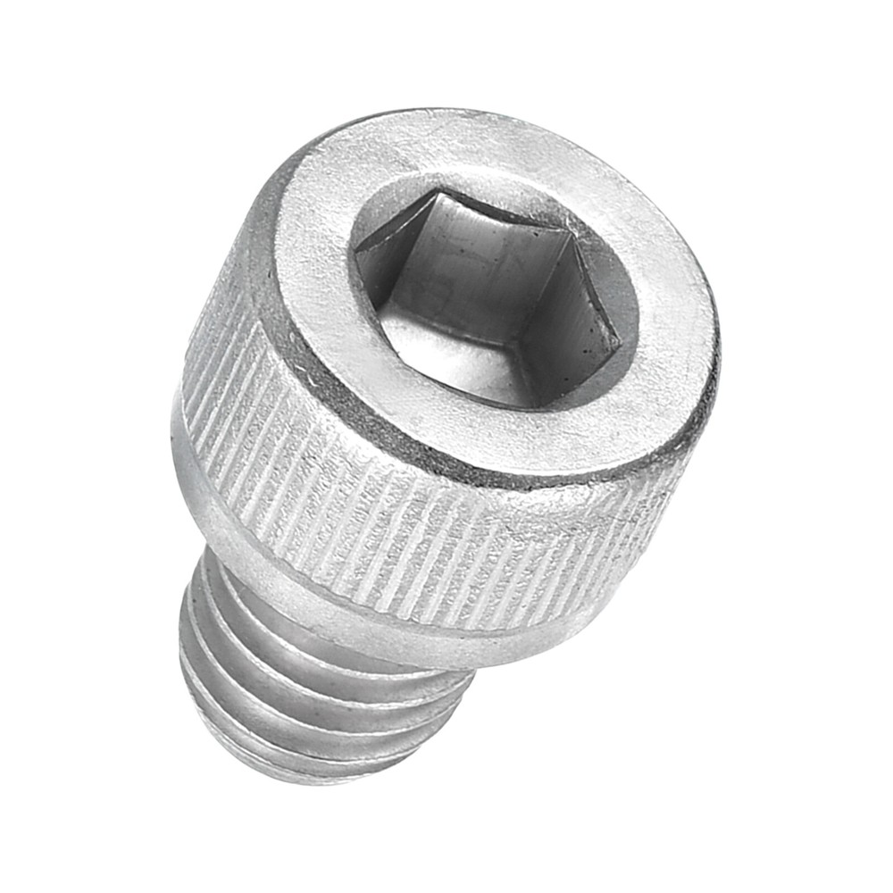 50pcs Socket Head Cap Screws - [M8-1.25 x 10mm] 304 Stainless Steel, Silver