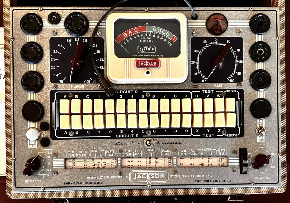 Jackson Tube Tester model 648 (Works)