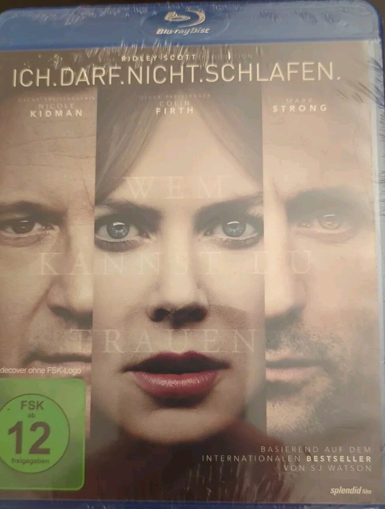 ICH DARF NICHT SCHLAFEN: Nicole Kidman/Colin Firth/Mark Strong (BLU-RAY, DVD)