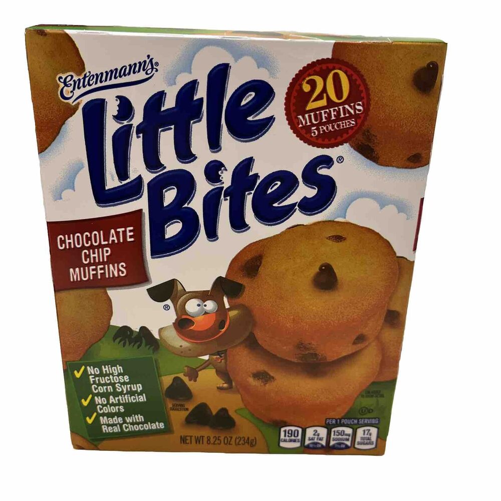 Entenmann's Little Bites Chocolate Chip Muffins 8.25 oz. FREE SHIPPING