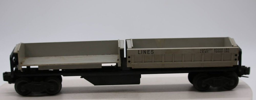 O Scale Trains Lionel Lines Automated double Dump Car  335955 Parts or Repair-image
