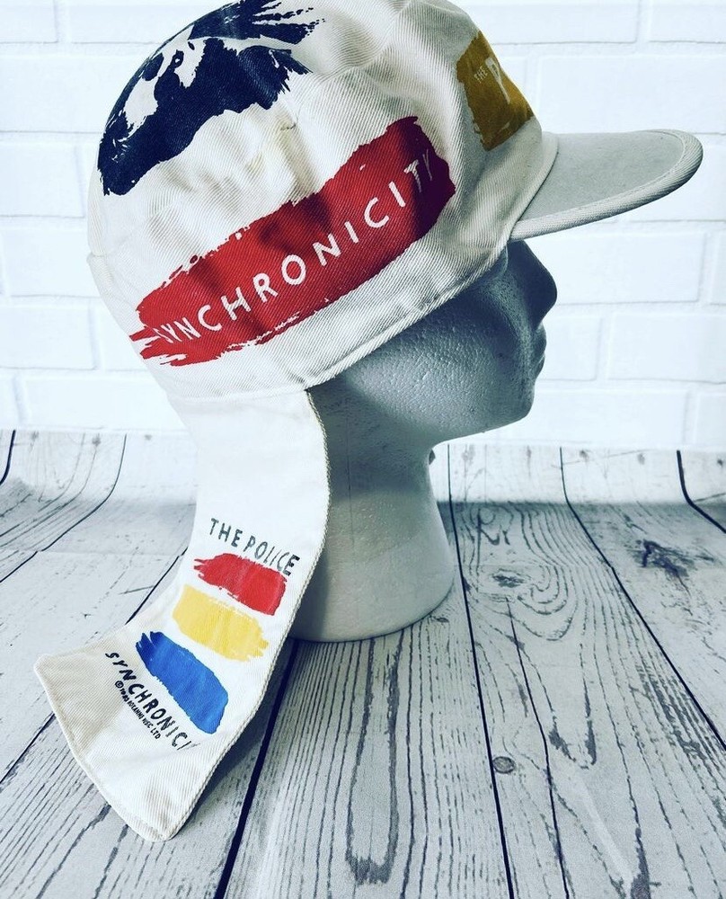 RARE The Police Synchronicity 1983 Tour Band Hat Sting Collectors Music Vintage