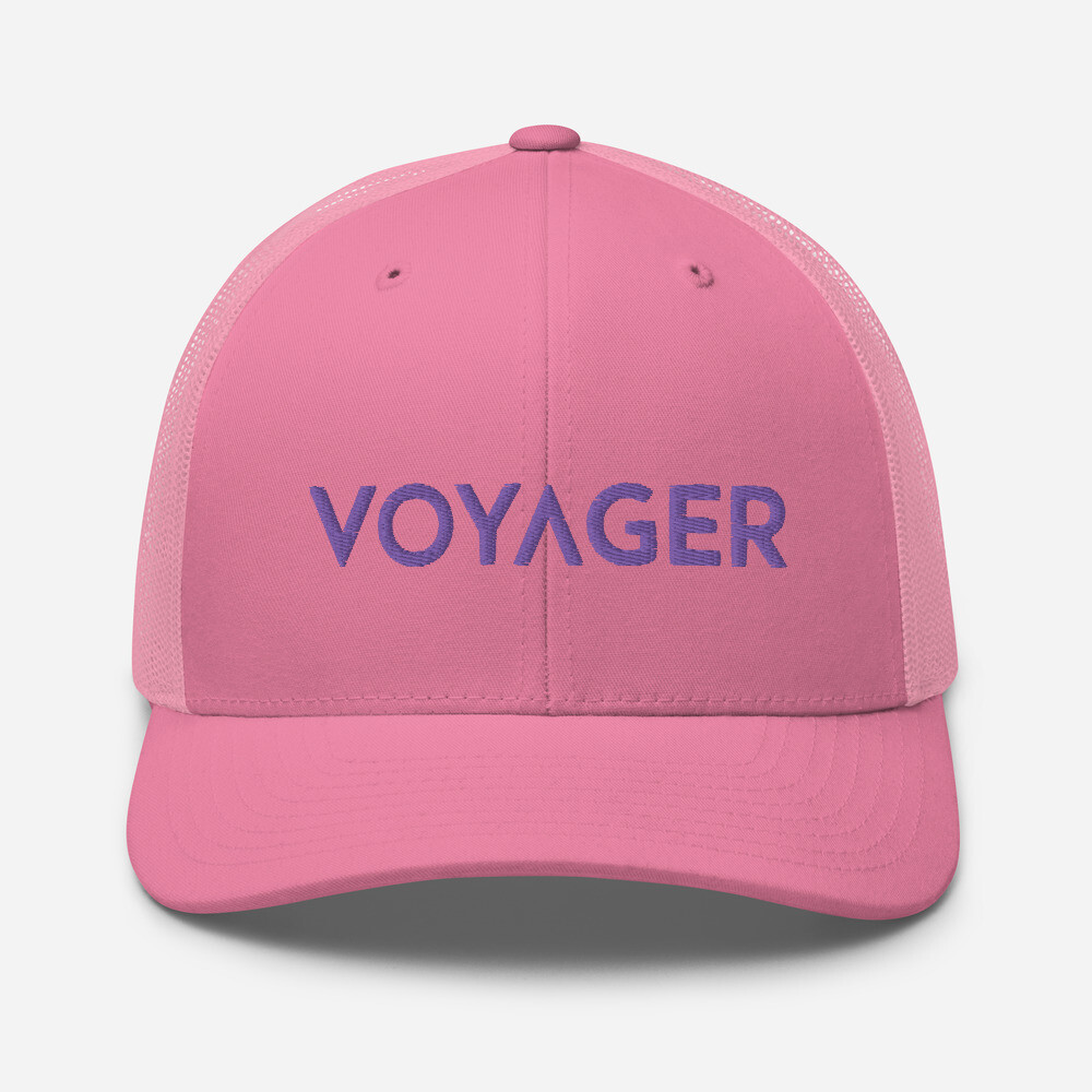 Voyager Crypto Exchange Embroidered Trucker Cap  -image