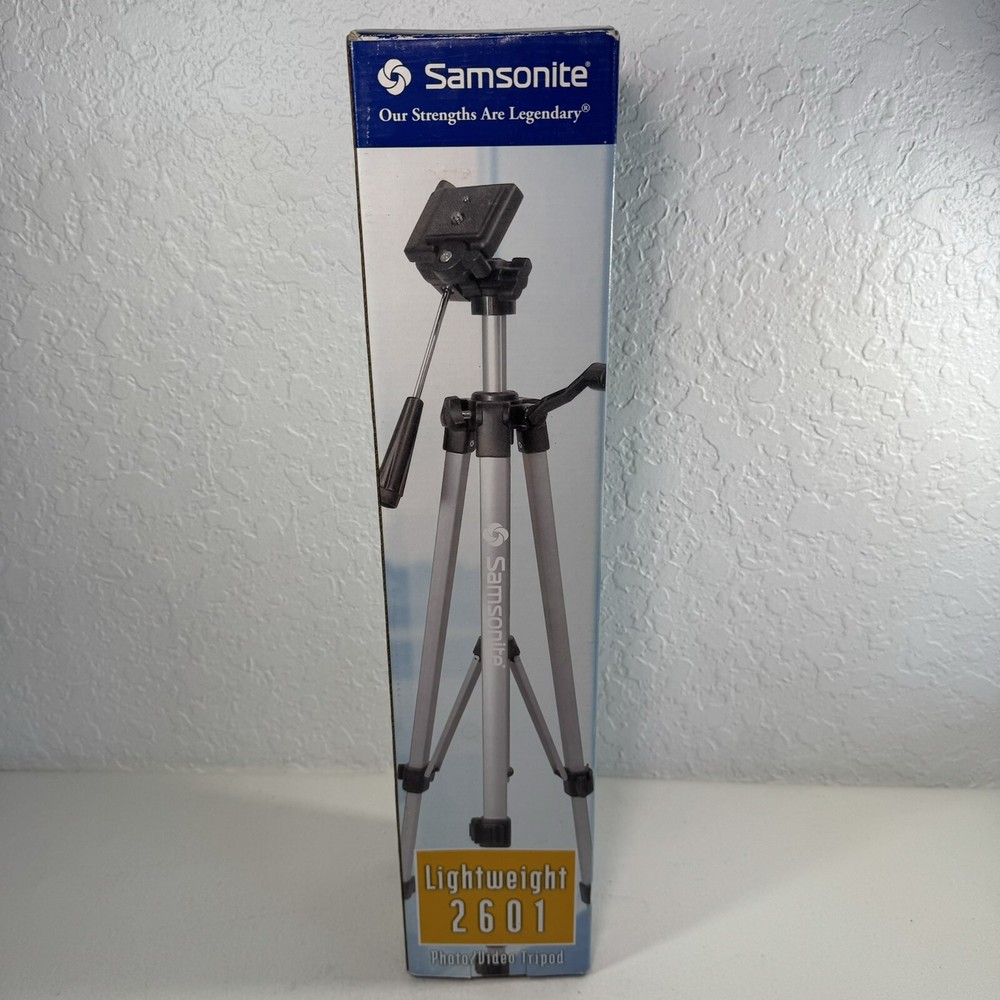 Samsonite Lightweight 2601 Adjustable Aluminum Photo Video Tripod