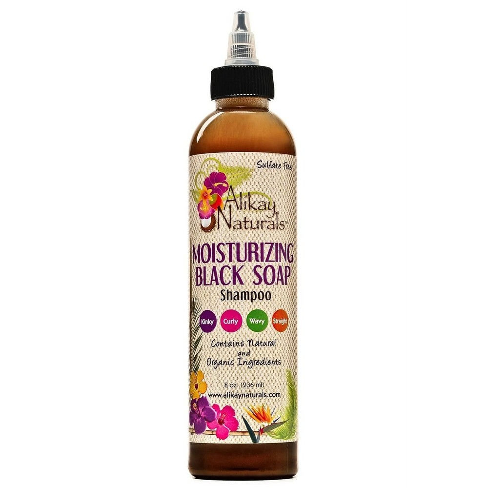 Alikay Naturals Moisturizing Black Soap Shampoo 8 fl oz (237 ml)-image