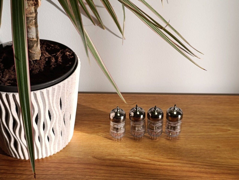 4 pcs 1971's 6N2P-EV Tubes DIFFERENT PINS ECC83/12AX7 Rocket VOSKHOD NOS Russian