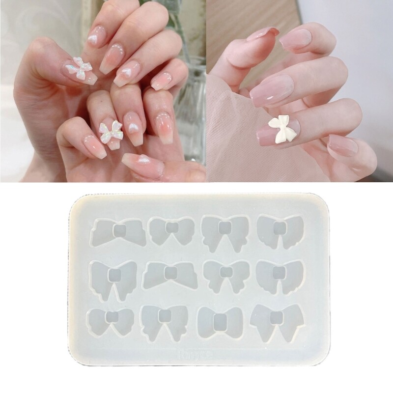Silicone Bowknot Jewelry Mold for DIY Craft Accessories