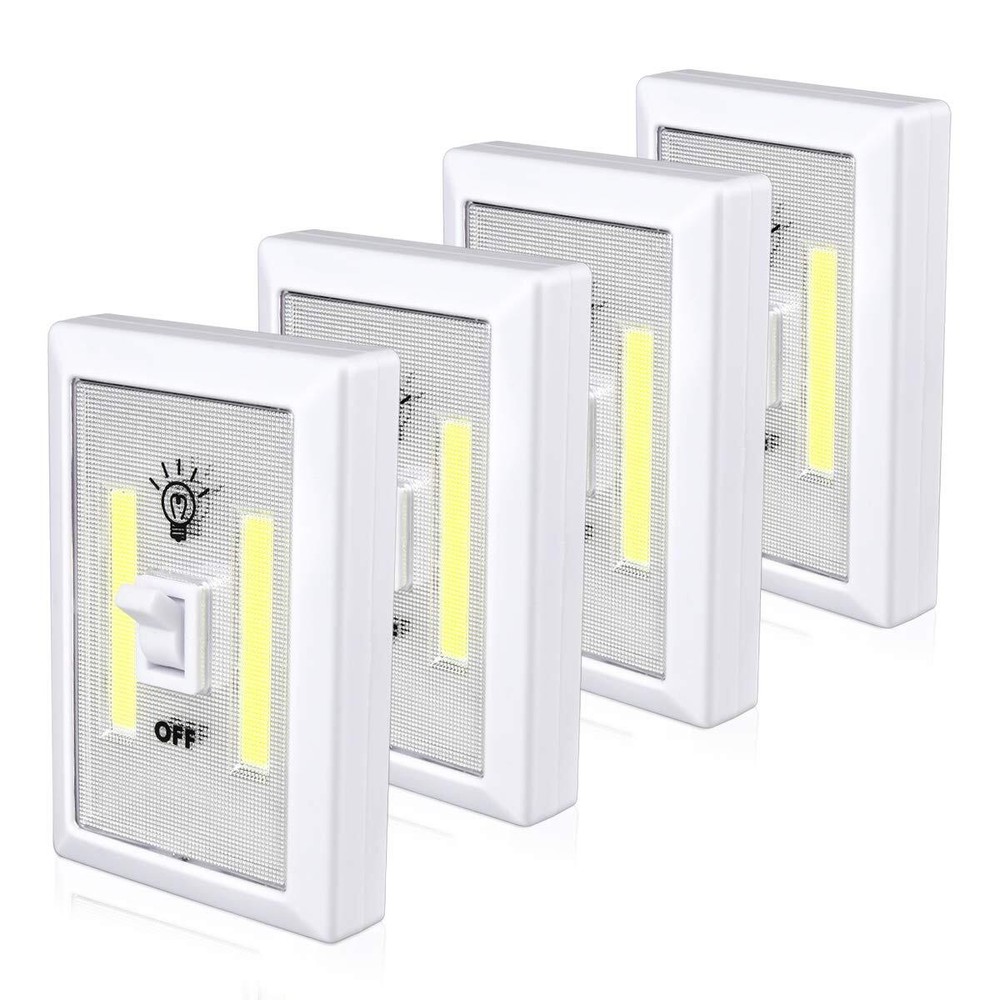 Closet Light, Battery Operated Tap Light, Super Bright Switch Light, Stick On...