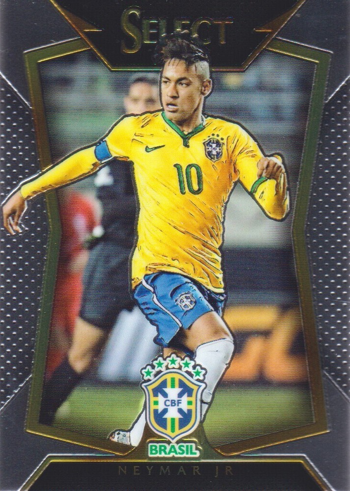 2015-16 Panini Select Soccer Trading Card #22 Neymar Jr.