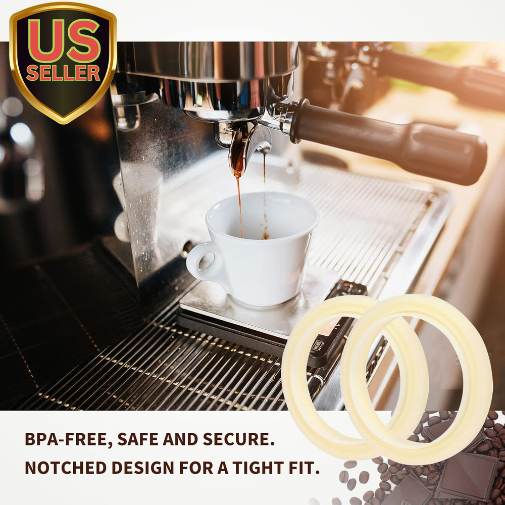 3-Pack 54mm Silicone Steam Ring Gasket for Breville Espresso Machines Replacement Seal