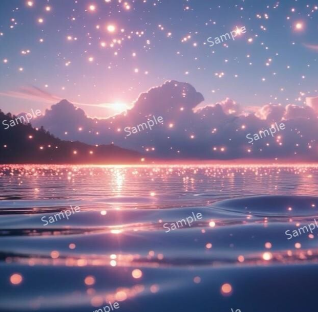 Majestic Sea Sunset Digital Art Wallpaper for Desktop-image