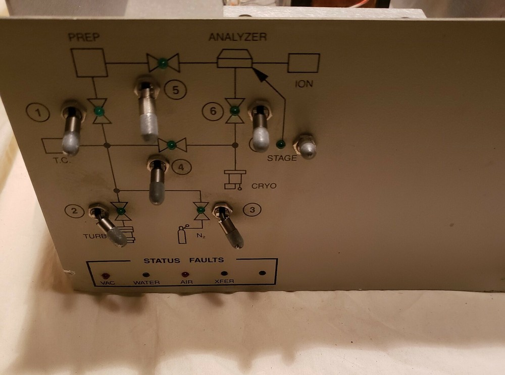 Surface Science Laboratories 8710 Control Switch Panel From SSX XPS System