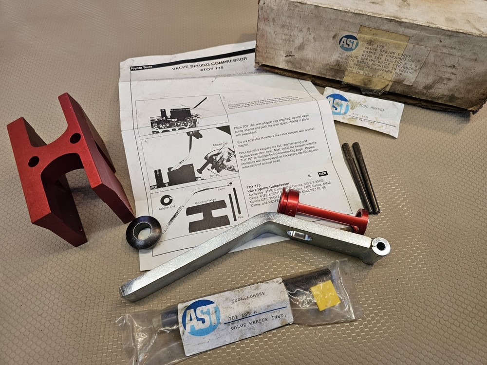 OEM Toyota Valve Spring Compressor Kit for 160 165 175 USA Made