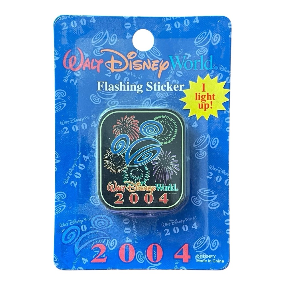 2004 Walt Disney World Flashing Light Up Sticker