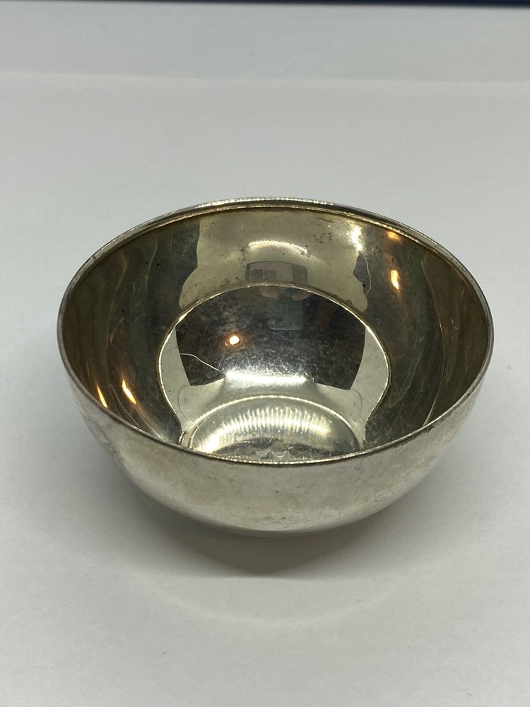 Gianfranco Pampaloni Italy Sterling Silver Candy Bonbon Nut Dish Bowl 25.03g-image