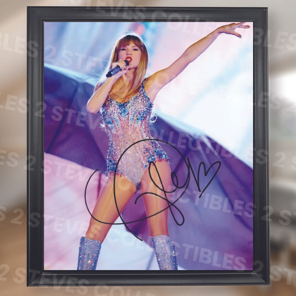 Taylor Swift Framed Autograph Reprint Signed 8x10 Photo Signature Poster BUY NOW-image