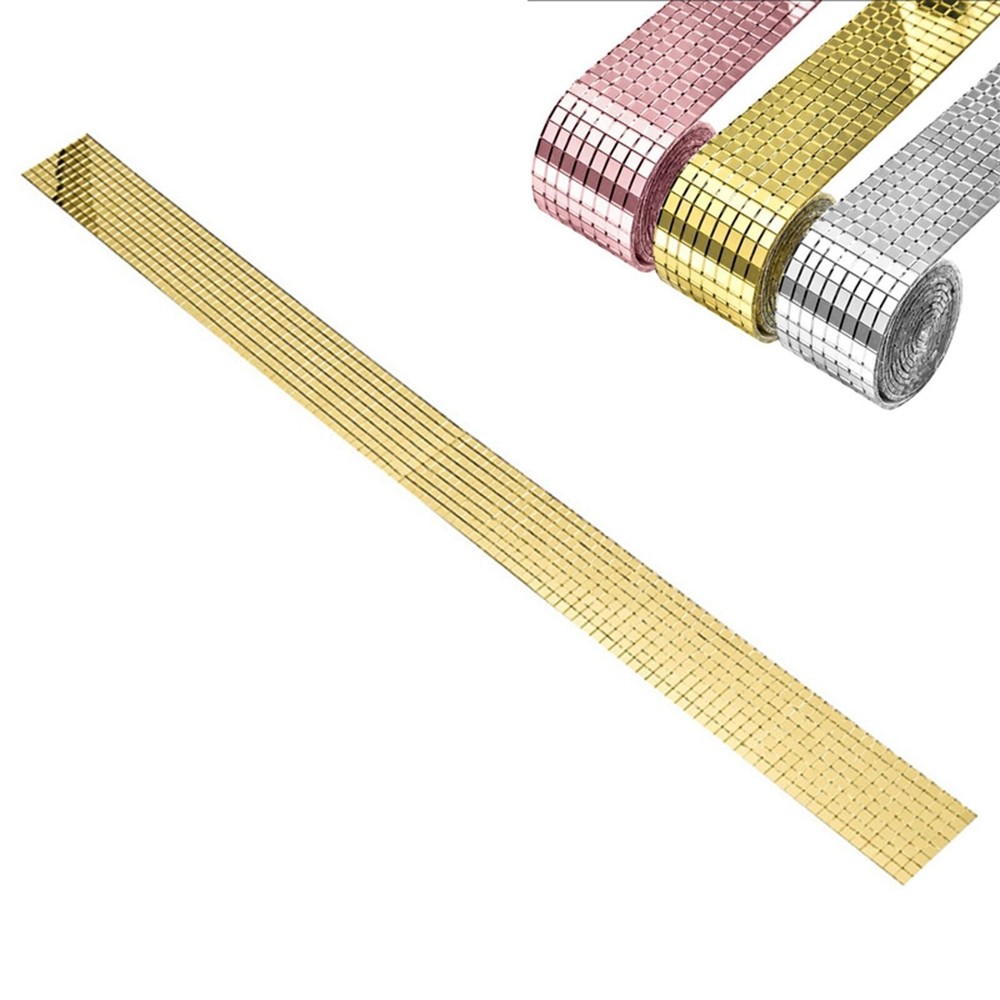 4X100CM 1464 Grains Self Adhesive Mosaic Tiles Wall Sticker Innovative DIY