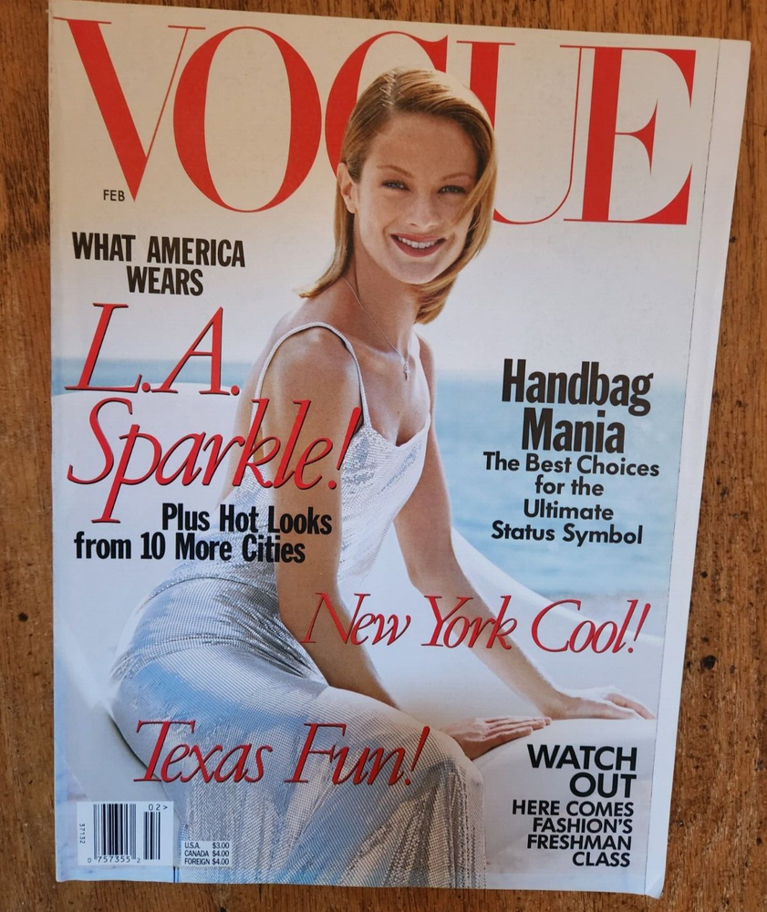 Vogue Fashion Magazine February 1998 Stella Tennant Steven Meisel