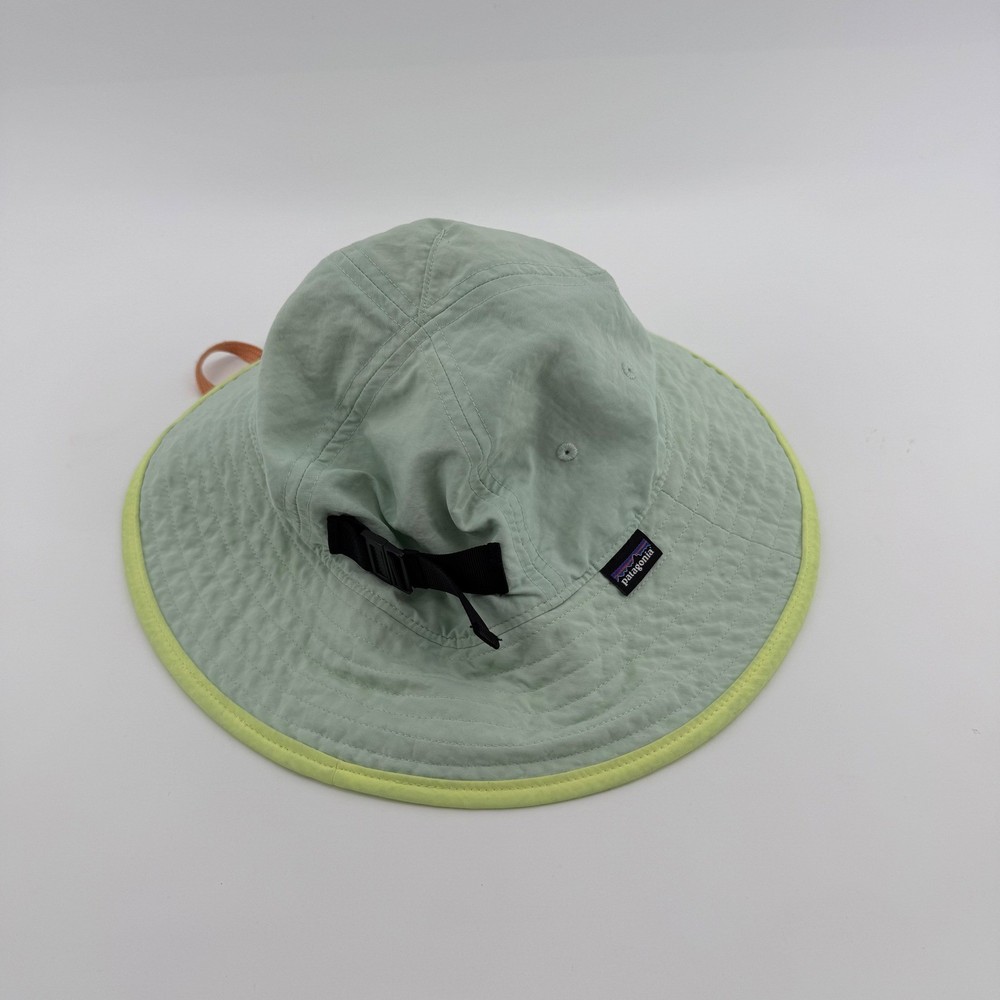 Patagonia Surf Brimmer Bucket Hat Light Green UPF Sun Protection Size Small
